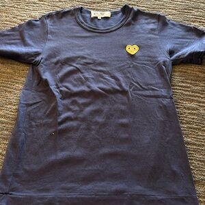 PLAY Comme des Garcons navy t shirt